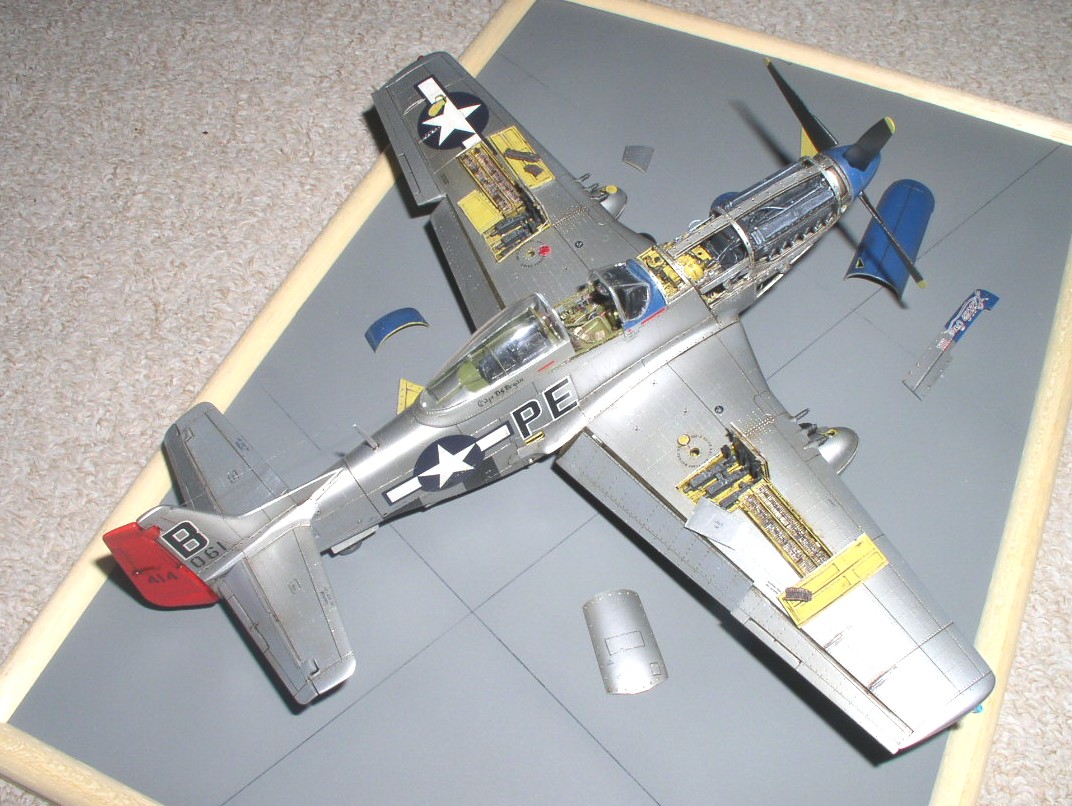 A super detailed P-51D Mustang 1/48 scale