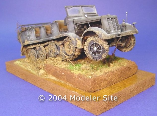 German halftrack Sdkfz7