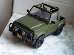 mildly customised Suzuki Samurai